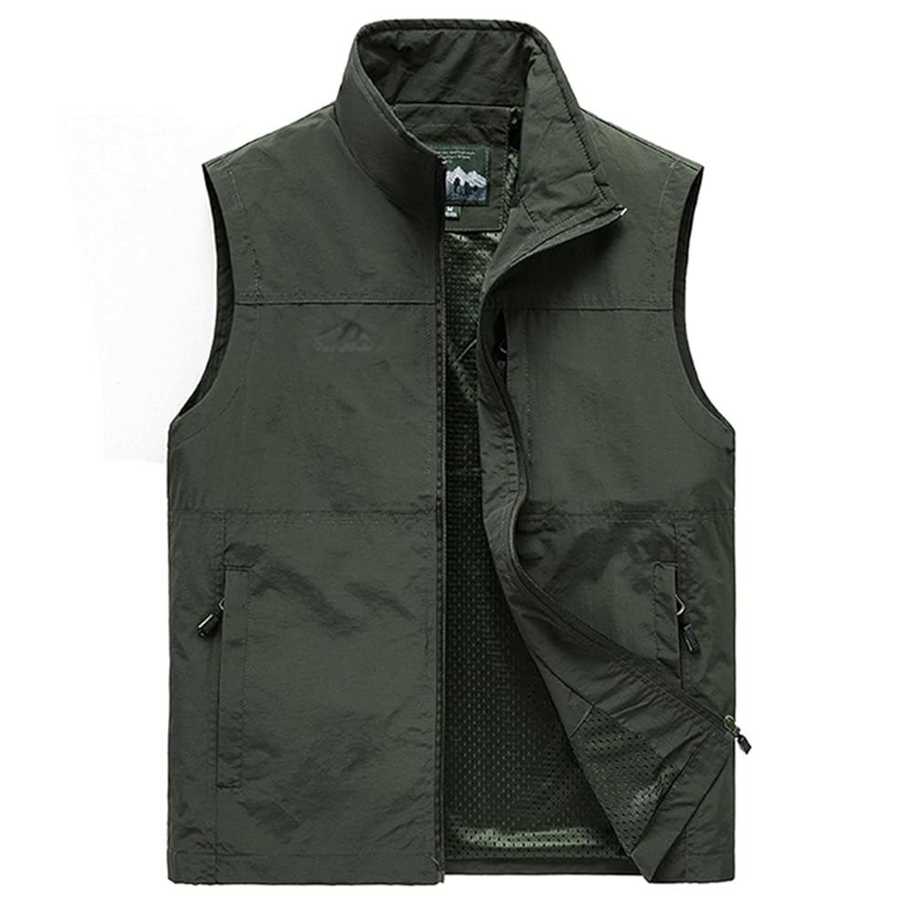 Men's Hiking Vest/Gilet Fishing Vest Sleeveless Jacket Top
